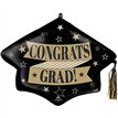 TO THE GRAD TASSEL SUPERSHAPE FOIL BALLOON