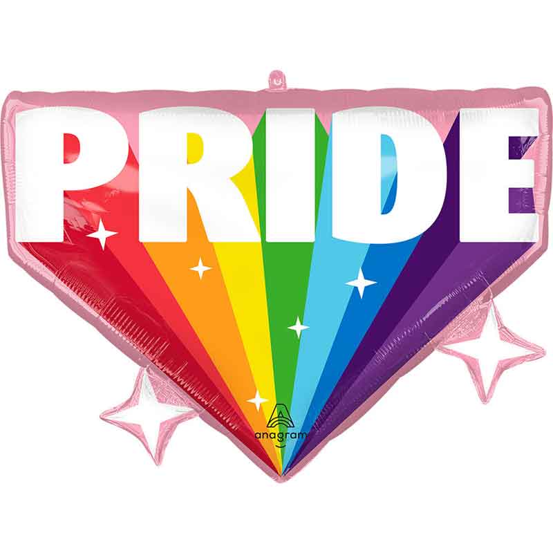 BURST OF PRIDE SUPERSHAPE FOIL BALLOON