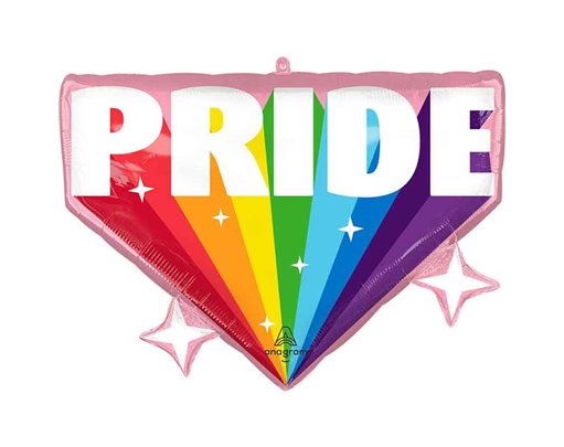 BURST OF PRIDE SUPERSHAPE FOIL BALLOON