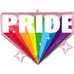 BURST OF PRIDE SUPERSHAPE FOIL BALLOON