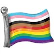 LGBTQ RAINBOW FLAG SUPERSHAPE FOIL BALLOON