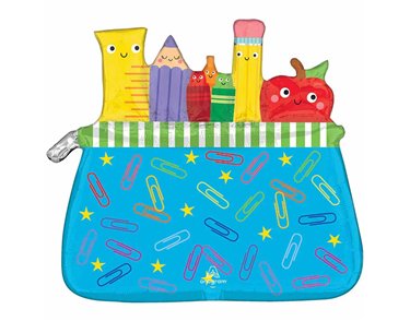 SCHOOL IN SESSION SUPERSHAPE FOIL BALLOON