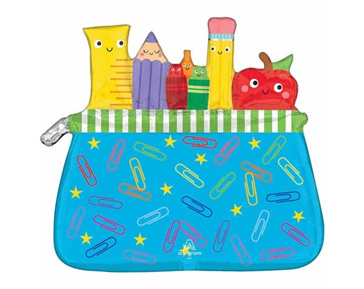 SCHOOL IN SESSION SUPERSHAPE FOIL BALLOON