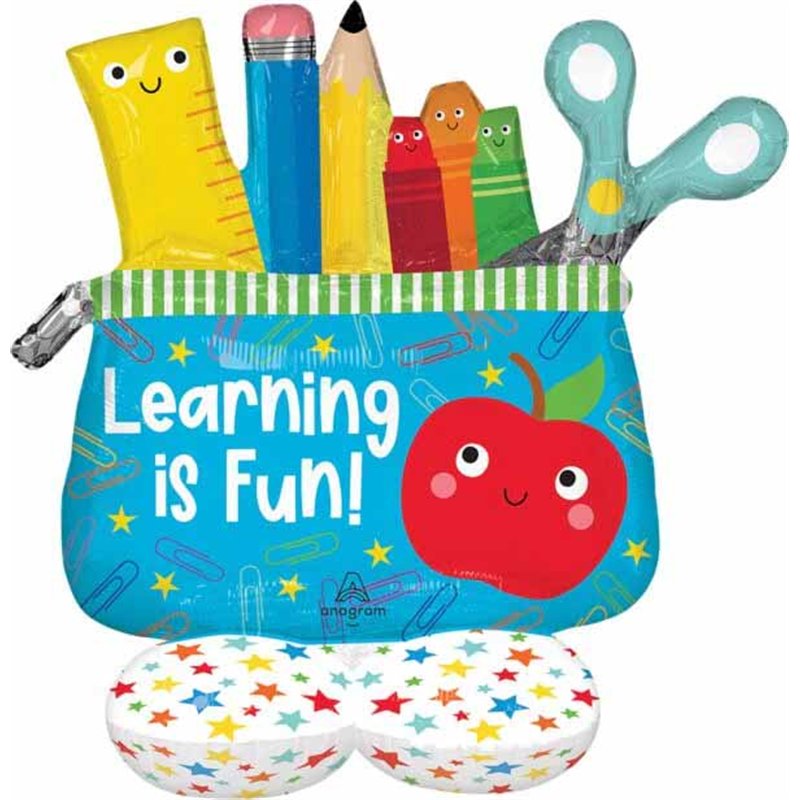 SCHOOL IN SESSION PENCIL POUCH AIRLOONZ