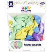 50PK PASTEL COLOUR BALLOONS 6S