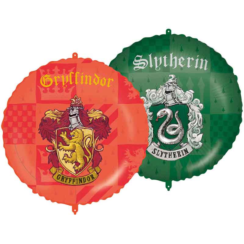 18in HARRY POTTER HOGWARTS HOUSES FOIL BALLOON