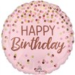 18in PRETTY PINK HAPPY BIRTHDAY FOIL BALLOON