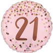18in PRETTY PINK 21ST BIRTHDAY FOIL BALLOON