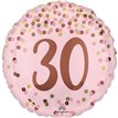 18in PRETTY PINK 30TH BIRTHDAY FOIL BALLOON