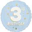 18in LITTLE MISTER AGE 3 FOIL BALLOON