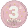 18in LITTLE MISS AGE 3 FOIL BALLOON