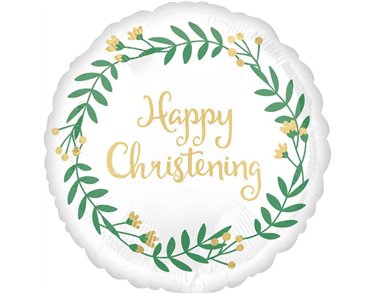 18in ON YOUR CHRISTENING FOIL BALLOON
