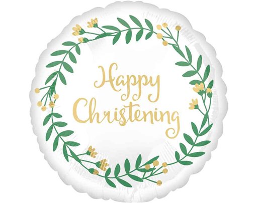 18in ON YOUR CHRISTENING FOIL BALLOON