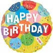 18in SUNNY BALLOONS BIRTHDAY FOIL BALLOON