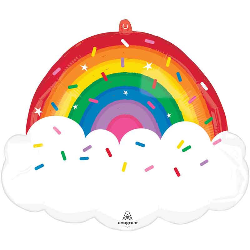 RAINBOW SPRINKLES BIRTHDAY SUPERSHAPE BALLOON