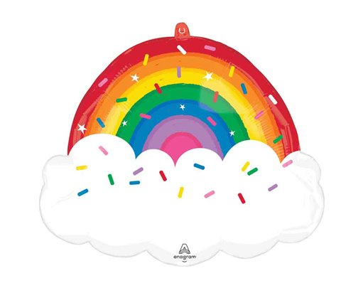 RAINBOW SPRINKLES BIRTHDAY SUPERSHAPE BALLOON