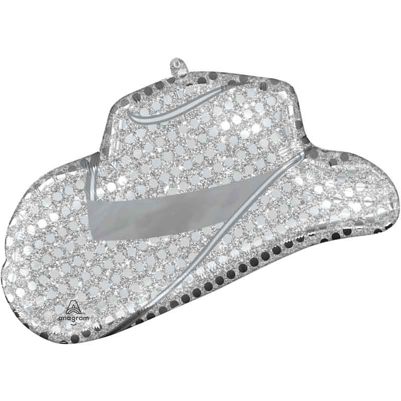 DISCO WESTERN HAT SUPERSHAPE BALLOON