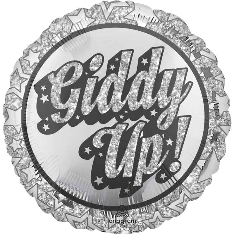 18in DISCO WESTERN FOIL BALLOON