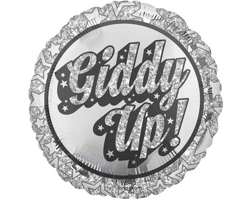 18in DISCO WESTERN FOIL BALLOON