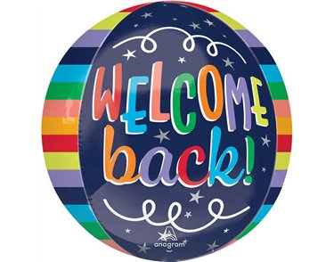 WELCOME BACK ORBZ BALLOON