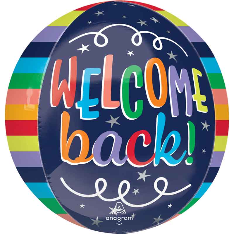 WELCOME BACK ORBZ BALLOON