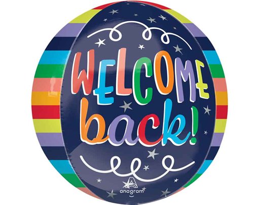 WELCOME BACK ORBZ BALLOON
