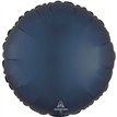 18in SATIN TRUE NAVY CIRCLE FOIL BALLOON
