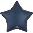 18in SATIN TRUE NAVY STAR FOIL BALLOON
