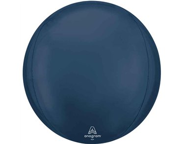 SATIN TRUE NAVY ORBZ BALLOON