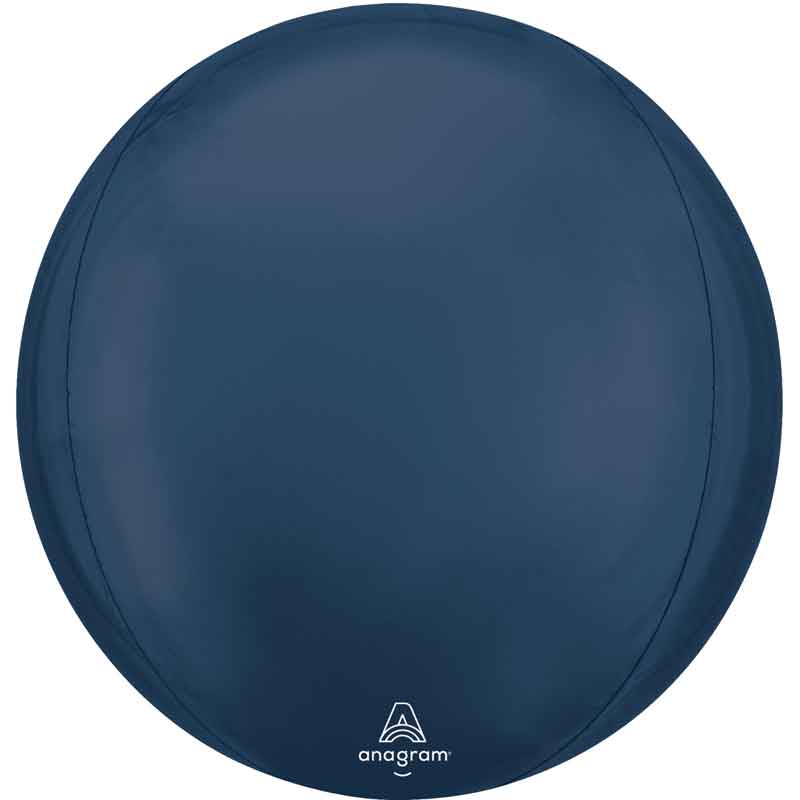SATIN TRUE NAVY ORBZ BALLOON