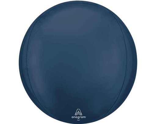 SATIN TRUE NAVY ORBZ BALLOON