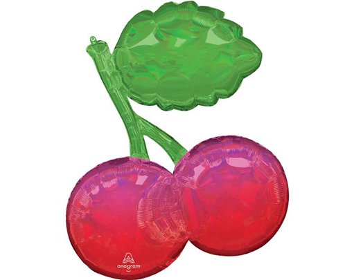 FRUITY MIX IRIDESCENT CHERRIES SUPERSHAPE BALLOON