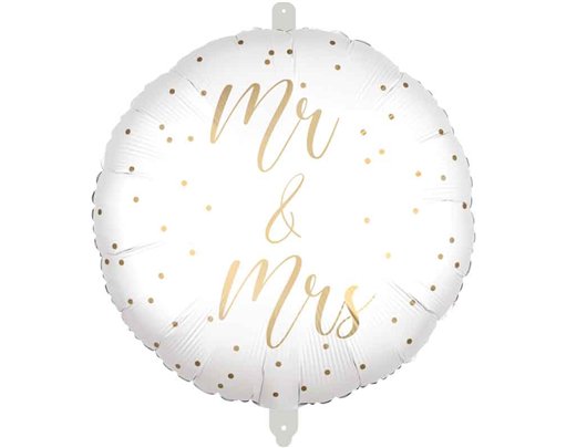 18in "MR & MRS" FOIL BALLOON