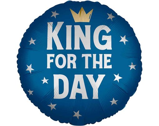 18in "KING FOR THE DAY" FOIL BALLOON