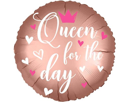 18in "QUEEN FOR THE DAY" FOIL BALLOON