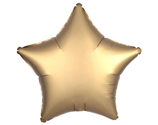 18in SATIN GOLD STAR FOIL BALLOON