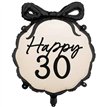 18in "HAPPY 30" WITH BOW FOIL BALLOON