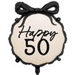 18in HAPPY ''50'' WITH BOW FOIL BALLOON