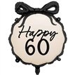 18in HAPPY ''60'' WITH BOW FOIL BALLOON