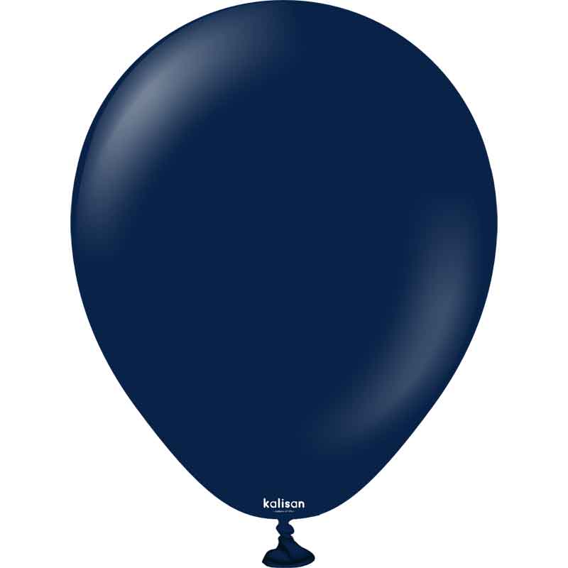 100PK 12in STANDARD NAVY BLUE KALISAN LATEX