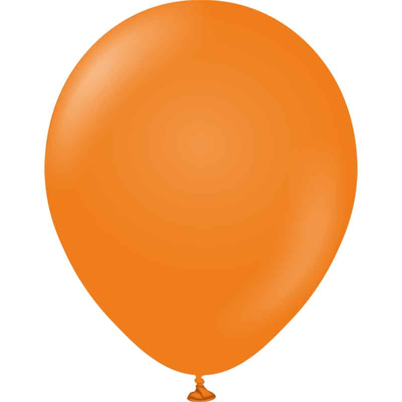 100PK 5in STANDARD ORANGE KALISAN LATEX