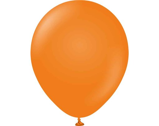 100PK 5in STANDARD ORANGE KALISAN LATEX