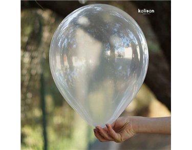 100PK 5in TRANSPARENT KALISAN LATEX