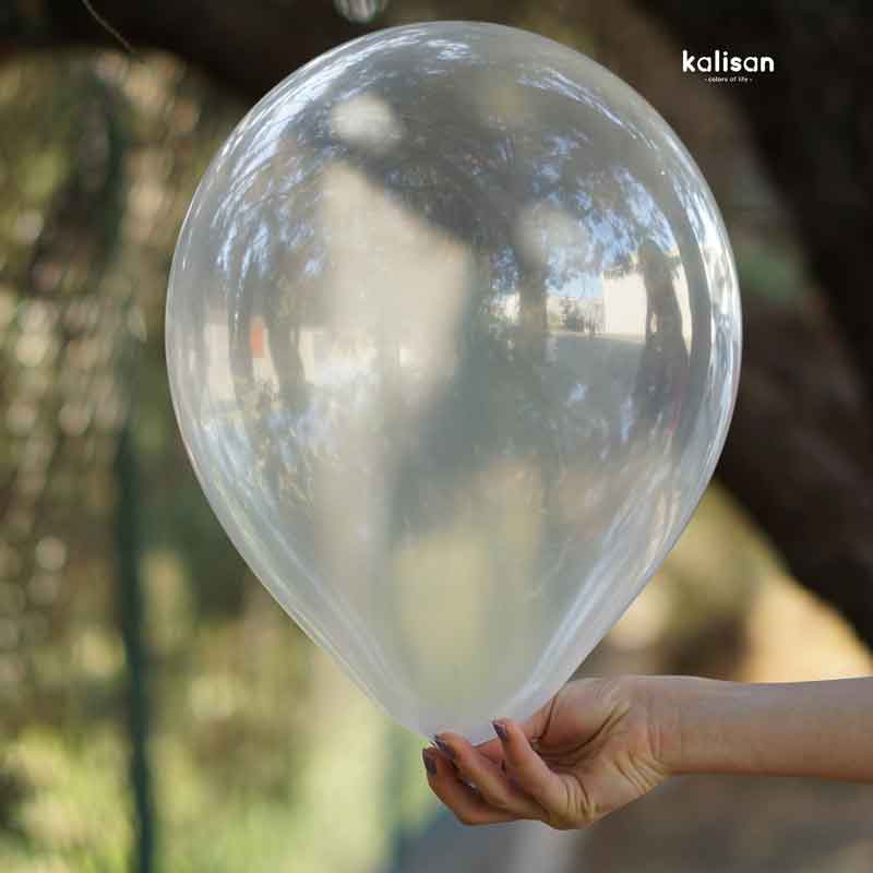 100PK 5in TRANSPARENT KALISAN LATEX