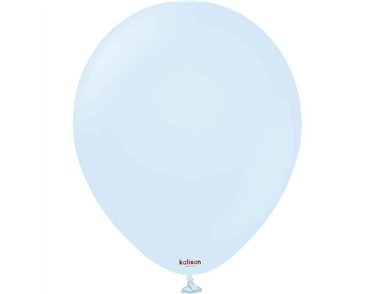 100PK 5in MACARON BABY BLUE KALISAN LATEX