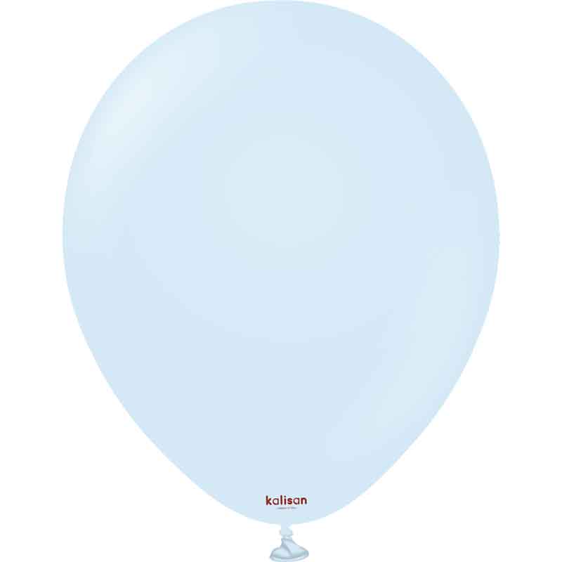 100PK 5in MACARON BABY BLUE KALISAN LATEX