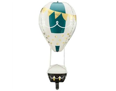 4D HOT AIR BALLOON FOIL BALLOON