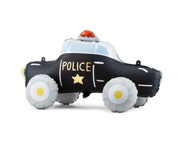 POLICE CAR STANDING AIR FILL FOIL BALLOON