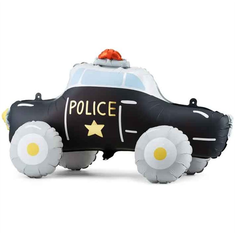 POLICE CAR STANDING AIR FILL FOIL BALLOON