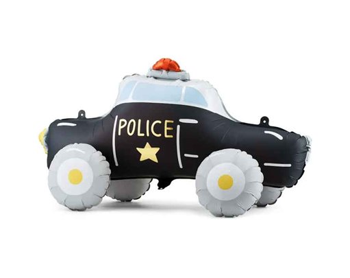 POLICE CAR STANDING AIR FILL FOIL BALLOON